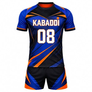 Uniforme de Kabaddi fabriqué au Pakistan, fournisseur en gros d'uniformes de Kabaddi, prix d'usine pour uniformes de Kabaddi - Product Image 1
