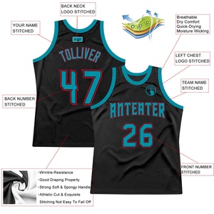Maillot de basket-ball personnalisé en maille premium 100% polyester noir, violet, blanc, numéro, nom, uniforme d'équipe, unisexe, vêtements d'équipe personnalisés - Product Image 4