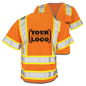 CHALASA SPORTS Chaleco Táctico de Seguridad Transpirable de Alta Visibilidad para Hombre con Cierre de Cremallera, Opciones de Logotipo Personalizado, Poliéster/Nailon - Product Image 4