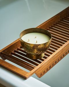 Vases à bougies en laiton, conteneurs décoratifs de luxe pour la fabrication de bougies d'aromathérapie, décoration élégante pour la maison et la table - Product Image 1