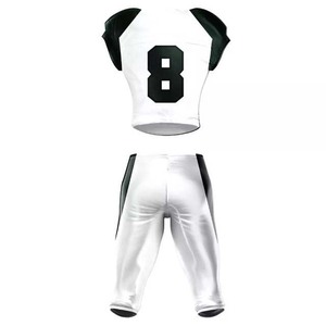 Uniforme de Fútbol Americano Personalizado para Hombre, Manga Corta, Transpirable, de Secado Rápido, Impresión por Transferencia de Calor, Nombre y Número Personalizados, 100% - Product Image 2