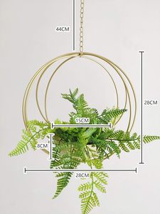 Hanging Planters for Indoor Outdoor Plants Gold Metal Plant Hanger Holders Hot selling <b>best</b> price - Product Image 5
