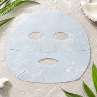 Masque facial humide en bio-cellulose de noix de coco biodégradable Y205, produit par la fermentation d'Acetobacter Xylinum