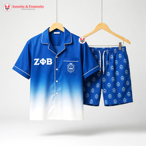 Conjunto de Pijama Corto para Mujer, con Pantalones Cortos, de la Hermandad Zeta Phi Beta, Ropa de Dormir, Ropa para el Hogar, Nueva Tendencia, Moda Actual - Product Image 1