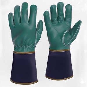 Gants de sécurité en cuir de vachette renforcé, résistants aux flammes, protection des mains pour les ouvriers du bâtiment et les soudeurs - Product Image 2