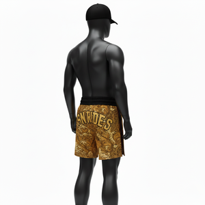 Pantalones Cortos de MMA/Karate Unisex de Doble Capa de Buena Calidad, Impresión de Logotipo Personalizado, Elásticos, para Entrenamiento Deportivo, Secado Rápido y Transpirables - Product Image 4