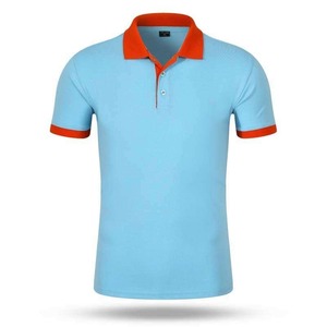 เสื้อโปโลโปรโมชั่นแบบยูนิเซ็กซ์ เสื้อโปโลชายสีดำ คอปกสีแดง ขายส่งเสื้อโปโลจำนวนมาก เสื้อโปโลชายแขนสั้นแบบมีดีไซน์ - Product Image 4