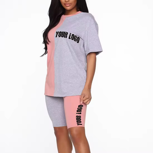 Camiseta de Mujer Transpirable y Ecológica, Estilo Invernal, 100% Algodón, Color Sólido, Cuello Redondo, Manga Corta, Informal, Personalizable - Product Image 2