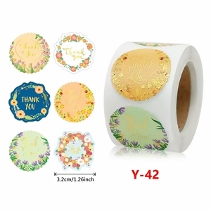 Juego de Tarjetas de Agradecimiento y Pegatinas con Impresión Personalizada de Marca, Fabricado en Vietnam, para Empaquetado de Comercio Electrónico, Impresión Promocional - Product Image 3