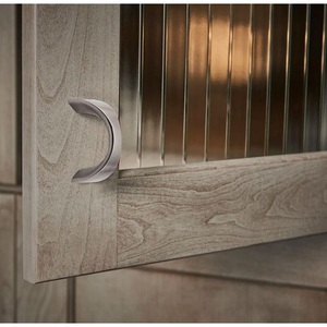 Poignée de meuble élégante en laiton brossé, design moderne, durable, pour cuisine, commode, armoire, porte de salle à manger, finition dorée - Product Image 6