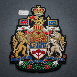 Custom Embroidered Lace Coat of Arms Patch <b>Sew</b>-On Fabric Badge Irregular Shape Classical Design for Garment Art No 061 - Product Image 4