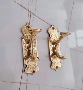 Organisateur mural à double crochet en métal noir mat de qualité supérieure pour salle de bain, cuisine, entrée - Product Image 2