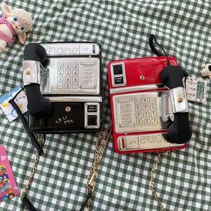 Nuevo Bolso Bandolera Vintage de Moda para Mujer, Estilo Teléfono, Personalizado, para Uso Diario en Verano, con Cierre y Correa Única - Product Image 1