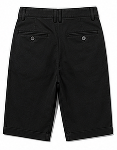 Pantalones Cortos Chino Casuales Negros de Primera Calidad para Hombre, Corte Recto, Hasta la Rodilla - Product Image 6