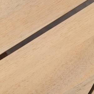 Mesa de centro ovalada para jardín Vandana Hexa Nova 140x70 cm en madera de acacia Jerome - Product Image 6