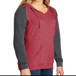Sudadera con Capucha para Mujer, Color Sólido, Mezcla de Algodón, Tejido de Punto, Manga Larga, Transpirable, con Bolsillo Frontal, para Otoño - Product Image 1