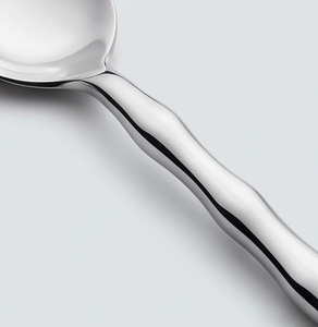 Juego de cubiertos modernos de acero inoxidable con mango retorcido, acabado de alto brillo, apto para lavavajillas, para bodas y uso doméstico. - Product Image 2