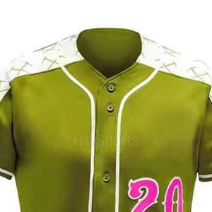 Uniforme de Béisbol de Estilo Moderno, Diseño de Logotipo Personalizado, 100% Poliéster, Transpirable, Ligero, de Alta Calidad, Servicio OEM de ERIT SPORTS - Product Image 3
