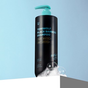 [TOMIWOLF] Champú de Bambú Negro, Cosmética Coreana, Limpieza del Cuero Cabelludo Graso, Cuidado Fresco del Cuero Cabelludo - Product Image 1