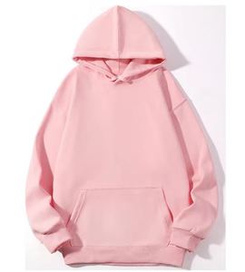 New Fashion 100% Cotton Oversized Pullover Hoodie Heavy Weight Casual Hoodies for Men Solid Color 360GSM <b>Weighted</b> <b>Blank</b> Hoodies - Product Image 1