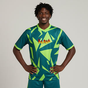 Camisetas de Fútbol Sublimadas Personalizadas de Primera Calidad para Hombre, Transpirables, de Secado Rápido, con Logotipo Personalizado y Diseño Personalizable - Product Image 1