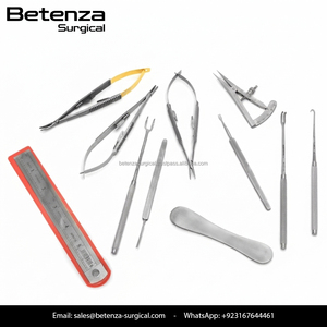 Juego de Instrumentos para Microblefaroplastia, 30 Piezas, Acero Inoxidable Alemán, Cirugía Plástica Oftalmológica, Venta al Por Mayor OEM - Product Image 2