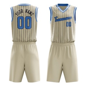 Uniformes de Baloncesto de Alta Calidad, Personalizables, para Equipos, Duraderos, 100% Poliéster, Transpirables, que Absorben la Humedad, Estampados - Product Image 1