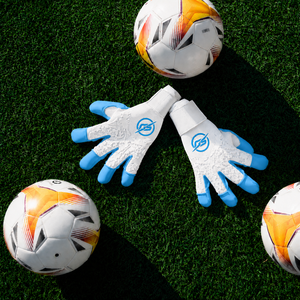 Gants de gardien de but de football Oozie Sports personnalisés en cuir respirant et imperméable avec sangle de poignet réglable, unisexe, fournisseur en gros - Product Image 1