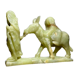 Figurines d'animaux en onyx et marbre haut de gamme, chef-d'œuvre artisanal, sculptées à la main, pour cadeaux clients - Product Image 6