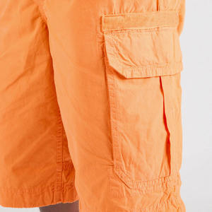 <b>Men's</b> 100% Cotton Summer Vintage <b>Camo</b> <b>Cargo</b> Overalls Eco-Friendly Quick Dry Breathable High Waist Washed Patchwork Shorts - Product Image 3