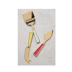 Eco-Friendly Printed <b>Sticker</b> Handle Cheese Butter Spreader Set for Home Hotel Restaurant Wedding Table Top Serving - Product Image 3