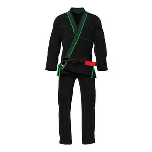 Top Ranking Women's Adult Martial Arts Spandex/Polyester Black Color Taekwondo Suits Training Wear Uniforms Stretch Customizable - Product Image 5