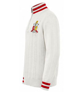 Pull-over tricoté respirant pour homme, haute qualité, avec logo frontal et quart de zip, pour la fraternité Phi Beta Sigma grecque, idéal pour l'hiver - Product Image 3