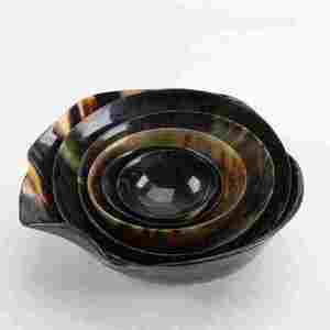Handcrafted Buffalo Horn <b>Serving</b> Bowl with Animal Style <b>Spoon</b> – Polished Natural Decor Set - Product Image 2