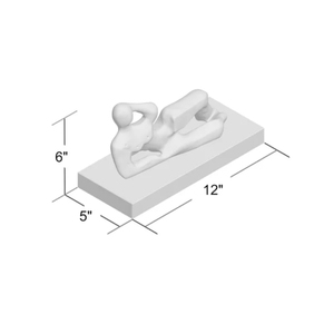 Escultura Moderna de Figura Humana Abstracta en Aluminio, Decoración Artística para Sala de Estar, Estatua Hecha a Mano para Decoración de Hoteles y Dormitorios - Product Image 2