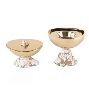 Brûleur à Bakhoor en Métal Créatif en Forme de Lotus avec Couvercle Dôme Perforé, Boule Ronde, Encensoir Arabe pour Oud, Support à Charbon, Décoration d'Intérieur - Product Image 2