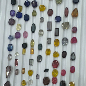 Zafiros Naturales Multicolores Sueltos, 100% Genuinos, en Todas las Formas y Tamaños, Zafiros Preciosos para Anillos y Colgantes - Product Image 1