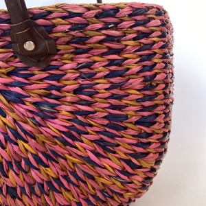 Fasshin Handmade Seagrass <b>Basket</b> <b>with</b> <b>Handle</b> Best Price Wholesale <b>Wicker</b> Storage for Kitchen & Bathroom Decorative from Vietnam - Product Image 3