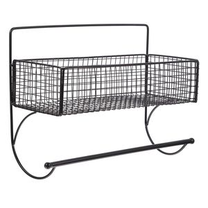 Cesta Metálica Resistente para Colgar en la Pared con Estructura Fuerte, Apta para Uso en Interiores y Exteriores - Product Image 1