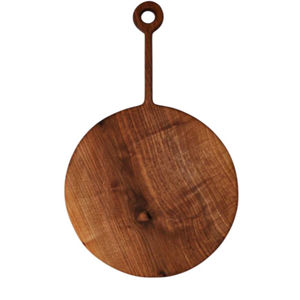 Tabla Redonda de Madera de Alta Calidad para Pizza con Asa, Bandeja Ecológica para Servir en la Cocina, Ideal para Queso, para Uso Doméstico y en Restaurantes - Product Image 1