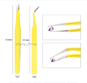 Pince à cils en acier inoxydable durable 4pcs du meilleur fabricant outil de beauté pour l'extension des cils - Product Image 4