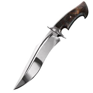 Couteau de chasse en acier inoxydable de haute qualité, couteau pliant tactique de survie pour le camping, poignée ergonomique antidérapante, aventure en plein air - Product Image 1
