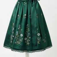 Robe Dirndl Allemande Exquise de Qualité Supérieure, Broderie Personnalisée, Costumes Bavarois pour l'Oktoberfest, Fabricant de Vêtements Traditionnels Authentiques