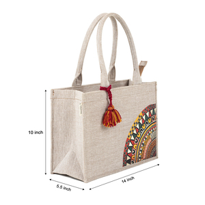 Bolsa de Lona de Algodón con Diseño Impreso Natural 2026, Producto Más Vendido en Pakistán, Bolsa de Lona Personalizada - Product Image 6