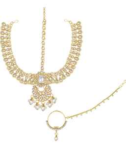 Exquisita gargantilla Kundan hecha a mano con cuentas colgantes, nueva colección de joyería Patwa, accesorios nupciales de estilo étnico Bollywood para mujer - Product Image 4