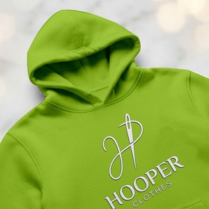 Top Trend Handmade Streetwear <b>Hoodies</b> Sustainable Green Men's Winter Pullover Street Wear <b>Hoodies</b> Custom Design Lined Breathable - Product Image 4
