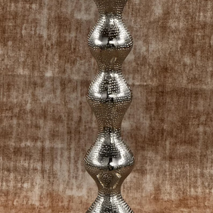 Hammered Metal <b>Side</b> <b>Table</b> Decorative Accent End <b>Table</b> Aluminum Corner <b>Table</b> for Living Room Bedroom Hall - Product Image 3