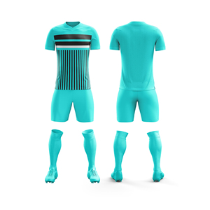 Ensemble de maillots de football personnalisés |   Tailles pour hommes, femmes et jeunes |   Vêtements de sport légers à séchage rapide, prix de gros, OEM - Product Image 2