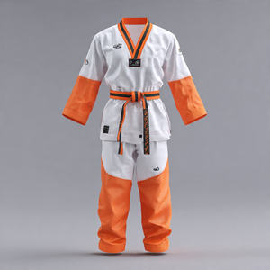 Uniforme de Taekwondo y Boxeo al por Mayor para Mujer, 100% Algodón Poliéster, Traje de Entrenamiento para Luchadoras, Uniformes de MMA y Taekwondo para Damas - Product Image 4
