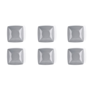 Ensemble de 6 assiettes à soupe Excelsa Eclipse 17,5 cm Gris - Product Image 1